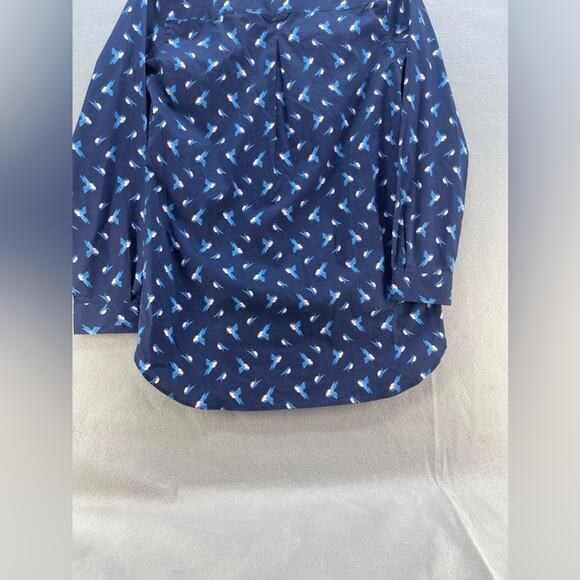 Duluth Trading Co Women’s Bluebird Tunic Button Up Blouse Women’s Size Small - Picture 2 of 16